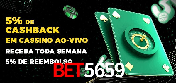 Promoções do cassino ao Vivo bet5659